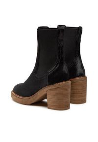 Clarks Botki Cassiano Top 26178668 Czarny. Kolor: czarny. Materiał: skóra