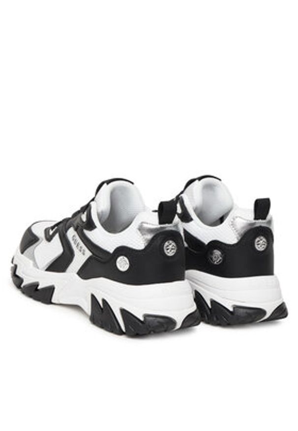 Guess Sneakersy FLPNTS ELE12 Biały. Kolor: biały. Materiał: materiał