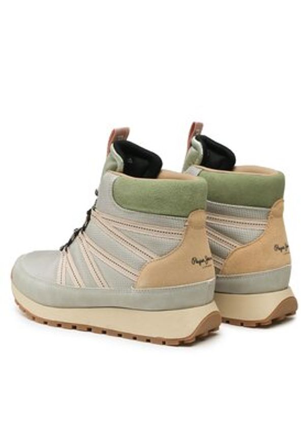 Pepe Jeans Sneakersy PLS31532 Szary. Kolor: szary. Materiał: skóra