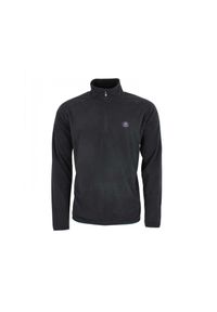 PEAK MOUNTAIN - Polar z kapturem zapinany na zamek 1/2 Peak Mountain. Typ kołnierza: kaptur. Kolor: czarny. Materiał: polar. Sezon: zima. Sport: turystyka piesza #1