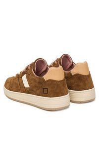 D.A.T.E. Sneakersy Court 2.0 W441-C2-SD Brązowy. Kolor: brązowy. Materiał: zamsz, skóra #5
