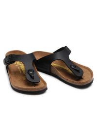 Birkenstock Japonki Gizeh Kinder 846143 Czarny. Kolor: czarny. Materiał: skóra #4