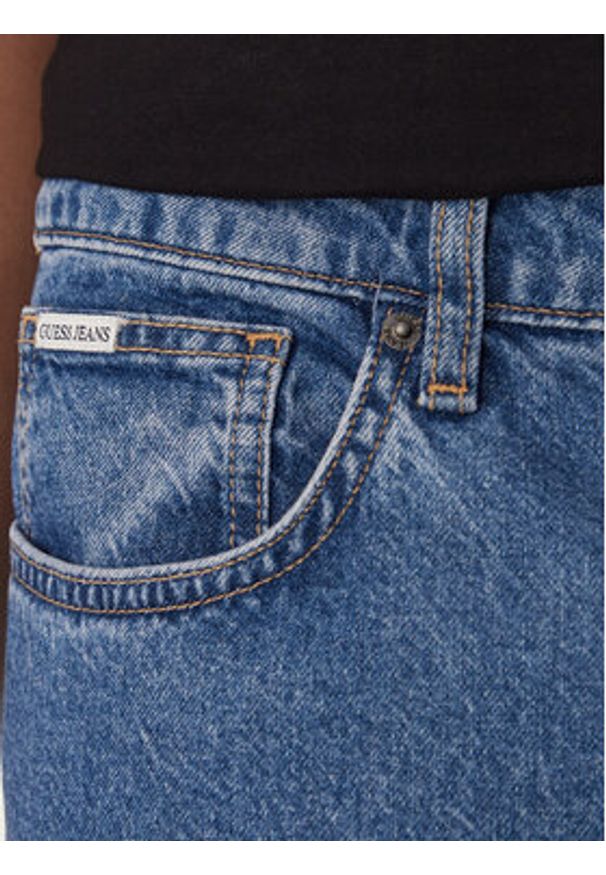 Guess Jeans Jeansy M5YA1B D633A Niebieski Straight Fit. Kolor: niebieski