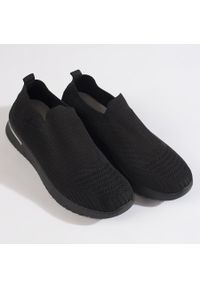 Shelvt Czarne wsuwane buty sportowe. Zapięcie: bez zapięcia. Kolor: czarny #4