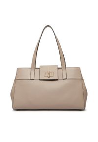 Furla Torebka Amelia L Tote WB01980 BX4546 CN 4892S Beżowy. Kolor: beżowy. Materiał: skórzane #1