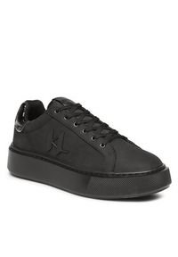 Karl Lagerfeld - KARL LAGERFELD Sneakersy KL62217 Czarny. Kolor: czarny. Materiał: nubuk, skóra #5