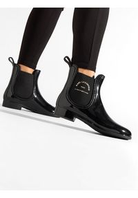 Karl Lagerfeld - KARL LAGERFELD Kalosze KL94770 Czarny. Kolor: czarny. Materiał: syntetyk #9