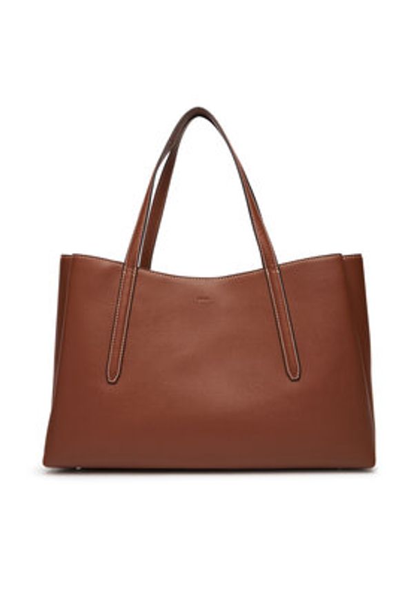 BOSS Torebka 50535938 Brązowy. Kolor: brązowy. Materiał: skórzane