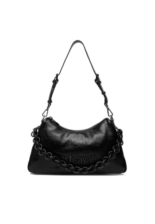 Just Cavalli Torebka 80RA4BC4 ZSD86 Czarny. Kolor: czarny. Materiał: skórzane
