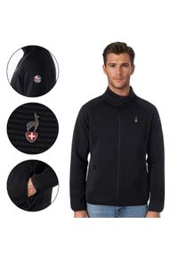 Aulp - Bluza męska AULP NUMIX Oddychająca Wygodna. Kolor: czarny