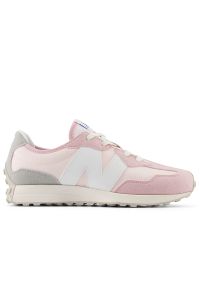 Buty New Balance GS327CK - różowe. Okazja: na co dzień. Kolor: różowy. Materiał: guma, materiał, syntetyk. Szerokość cholewki: normalna. Sezon: lato