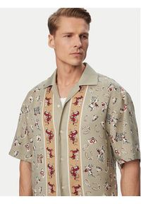 Hugo - HUGO Koszula Espino 50560632 Zielony jasny Oversize. Kolor: zielony. Materiał: lyocell #4