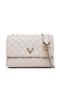 Guess Torebka Giully II HWQG96 73200 Szary. Kolor: szary. Materiał: skórzane