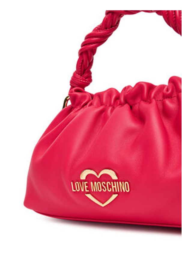 Love Moschino - LOVE MOSCHINO Torebka JC4310PP0MK1361A Różowy. Kolor: różowy. Materiał: skórzane