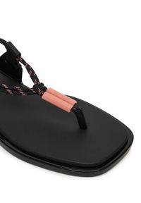 Calvin Klein Sandały Beach Sandal Rope Pu 2 HW0HW02967 Czarny. Kolor: czarny. Materiał: materiał #6