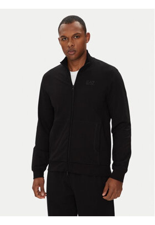 EA7 Emporio Armani Dres 7M000235 AF13512 UC001 Czarny Regular Fit. Kolor: czarny. Materiał: bawełna