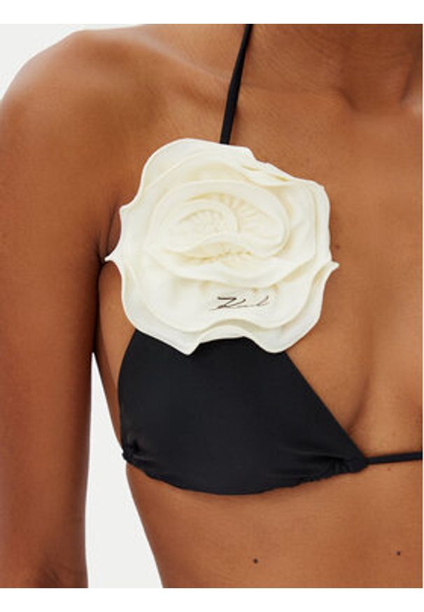 Karl Lagerfeld - KARL LAGERFELD Góra od bikini A2W46056 Czarny. Kolor: czarny