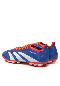 Adidas - adidas Buty do piłki nożnej Predator League 2G/3G AG IF6312 Niebieski. Kolor: niebieski. Materiał: skóra #5