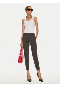 Pinko Top Calcolatore 100807 A22X Biały Slim Fit. Kolor: biały. Materiał: bawełna