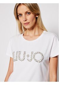 Liu Jo T-Shirt CA1236 J9135 Biały Regular Fit. Kolor: biały. Materiał: bawełna #3