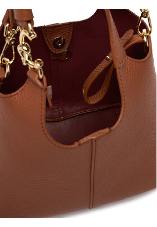 Coccinelle Torebka SHA Coccinelle C-Easy E1 SHA 58 01 01 Brązowy. Kolor: brązowy. Materiał: skórzane