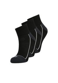 ENDURANCE - Skarpetki Endurance Avery Quarter 3-pack. Kolor: czarny. Sport: fitness #1