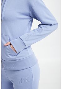 Armani Exchange - Bluza dresowa damska ARMANI EXCHANGE. Materiał: dresówka, bawełna. Wzór: haft #5