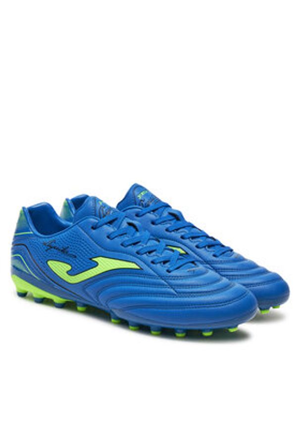 Joma Buty do piłki nożnej Aguila AG AGUW2404AG Niebieski. Kolor: niebieski. Materiał: skóra