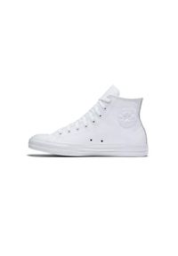 Adidasy Converse Chuck Taylor All Star Leather, Dla obu płci. Kolor: biały. Materiał: skóra ekologiczna, materiał. Model: Converse All Star
