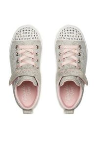 skechers - Skechers Sneakersy Heather Charm 314787L/GYSL Srebrny. Kolor: srebrny. Materiał: materiał #5