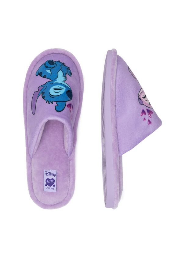 Kapcie Disney Classics. Kolor: fioletowy. Wzór: motyw z bajki