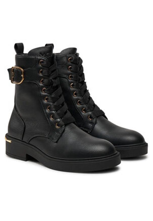 MEXX Botki MI001713543W Czarny. Kolor: czarny. Materiał: skóra