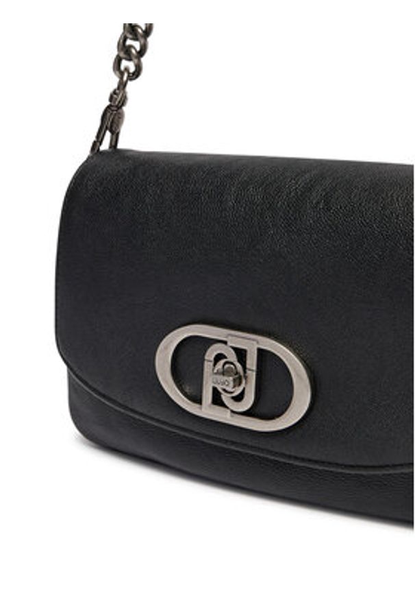 Liu Jo Torebka Ecs M Crossbody AF4224 E0093 Czarny. Kolor: czarny. Materiał: skórzane