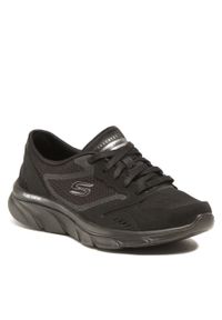 skechers - Sneakersy Skechers Plenty Success 104337/BBK Black. Kolor: czarny. Materiał: materiał #1