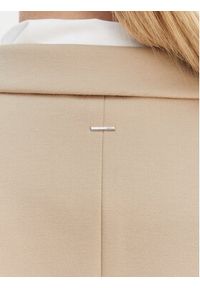 BOSS Marynarka Jia14 50556336 Beżowy Slim Fit. Kolor: beżowy. Materiał: syntetyk #4
