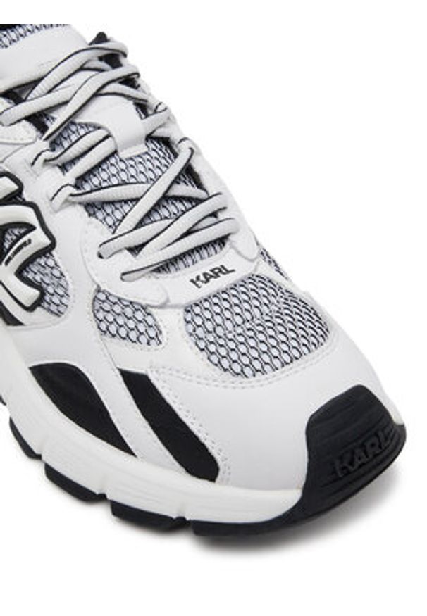 Karl Lagerfeld - KARL LAGERFELD Sneakersy Orion KL55525 Biały. Kolor: biały. Materiał: skóra