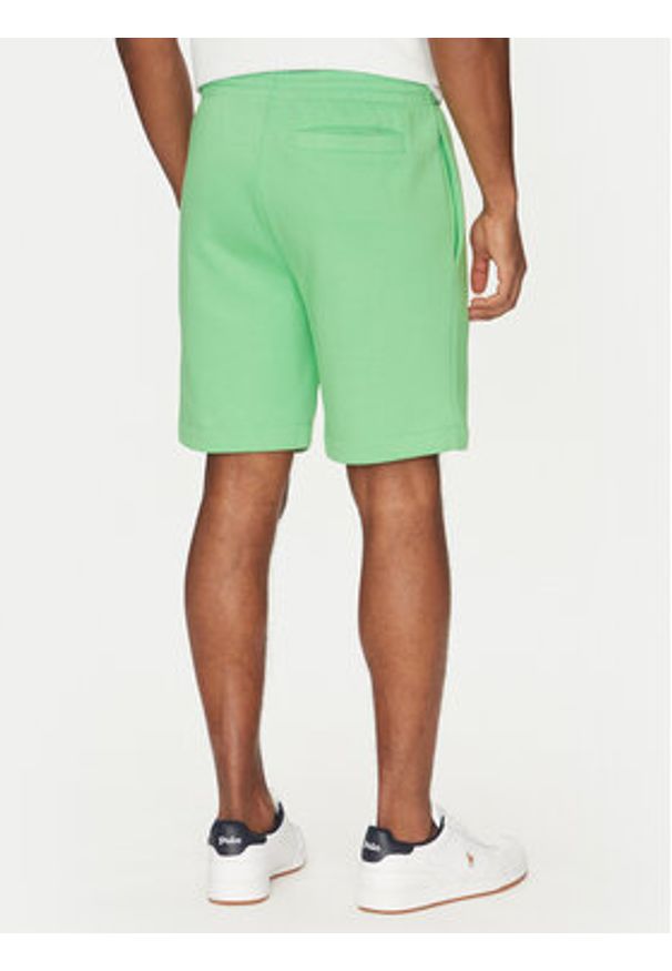 Lacoste Szorty sportowe GH9627 Zielony Regular Fit. Kolor: zielony. Materiał: bawełna. Styl: sportowy