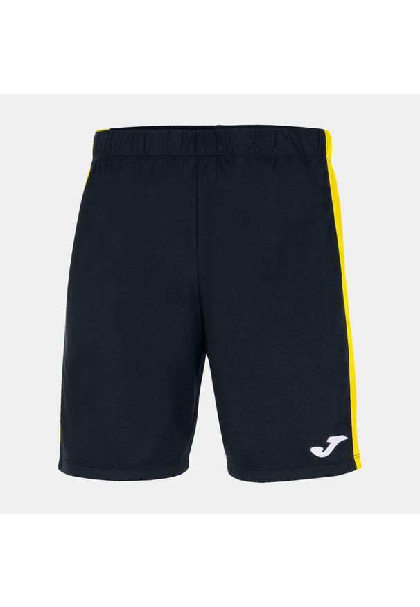 Spodenki do piłki nożnej męskie Joma Maxi. Kolor: czarny, żółty, wielokolorowy. Sport: piłka nożna