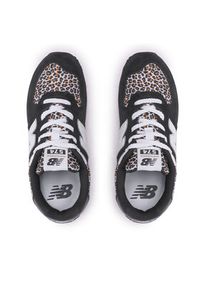 New Balance Sneakersy GC574AC1 Czarny. Kolor: czarny. Materiał: zamsz, skóra. Model: New Balance 574 #3