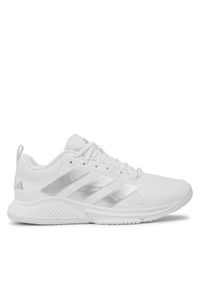 Adidas - adidas Buty Court Team Bounce 2.0 HR1235 Biały. Kolor: biały. Materiał: materiał #1