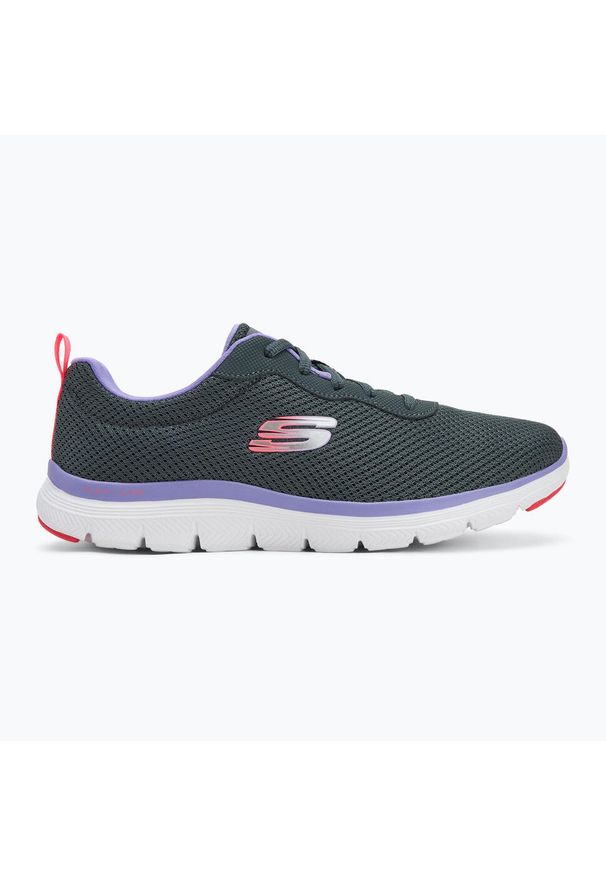 skechers - Buty damskie SKECHERS Flex Appeal 4.0 Brilliant View. Kolor: szary. Model: Skechers Sport. Sport: turystyka piesza