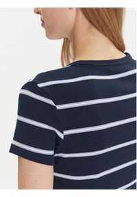 Tommy Jeans T-Shirt Essential DW0DW17383 Granatowy Slim Fit. Kolor: niebieski. Materiał: bawełna #2