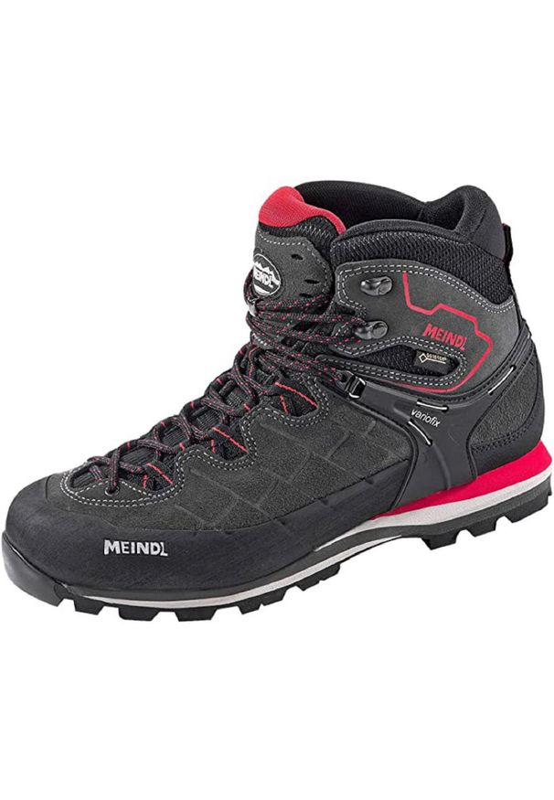 MEINDL - Buty męskie Meindl Litepeak z membraną Gore-Tex. Kolor: czerwony, szary, wielokolorowy. Technologia: Gore-Tex. Sport: turystyka piesza