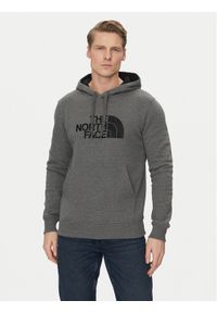 The North Face Bluza Drew Peak Pul Hoodie NF00AHJY Szary Regular Fit. Kolor: szary. Materiał: bawełna