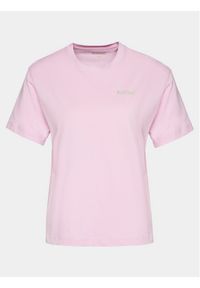 Mustang T-Shirt Floris 1014971 Różowy Regular Fit. Kolor: różowy. Materiał: bawełna