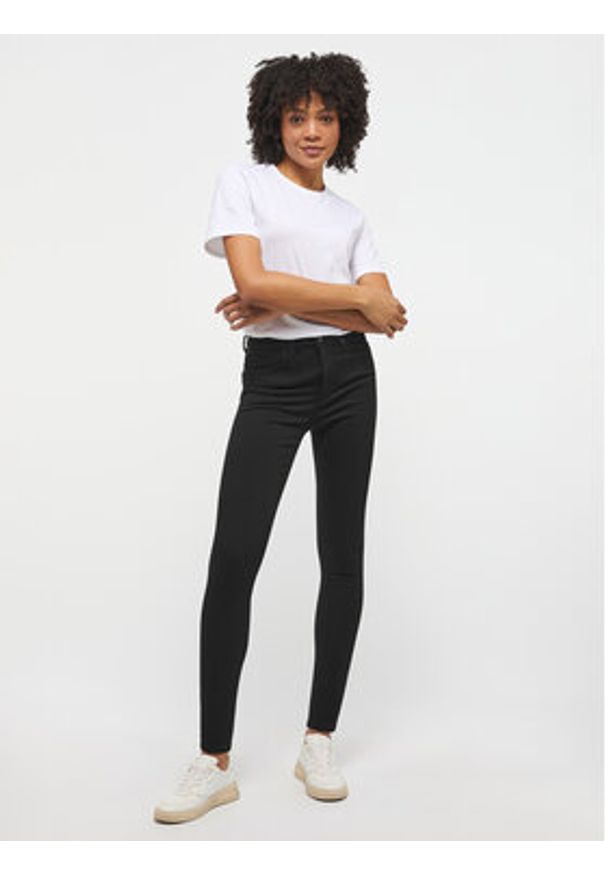Mustang Jeansy Georgia 1013575 Czarny Super Skinny Fit. Kolor: czarny