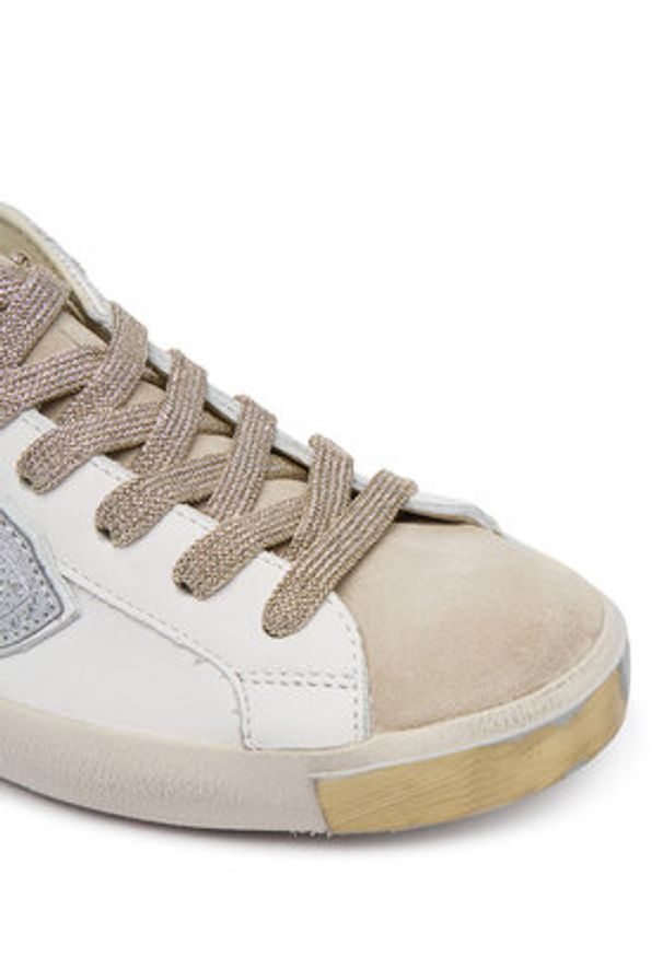 Philippe Model Sneakersy Prdl Prsx Low A013694 PRLD VGX2 Biały. Kolor: biały. Materiał: skóra