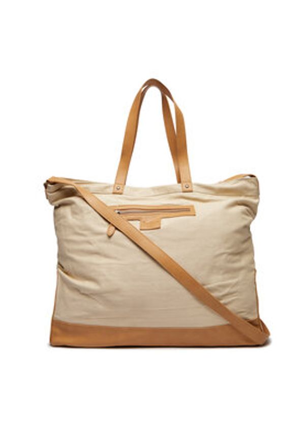 Pepe Jeans Torba Reece Heritage PU300011 Beżowy. Kolor: beżowy. Materiał: materiał