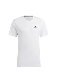 Adidas - Train Essentials Feelready Training Tee. Kolor: czarny, wielokolorowy, biały. Materiał: materiał