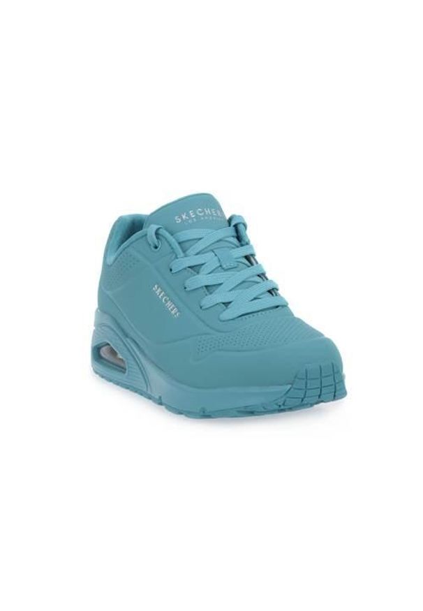 skechers - Buty do chodzenia damskie Skechers 73690TURQ. Kolor: niebieski. Materiał: materiał, syntetyk. Szerokość cholewki: normalna. Sport: turystyka piesza
